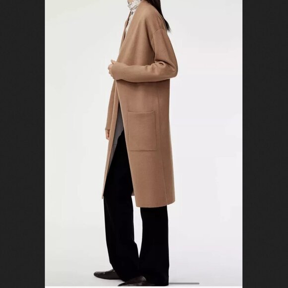 Aritzia Babaton Lance Longline Wool Blend Open Cardigan - Picture 5 of 6